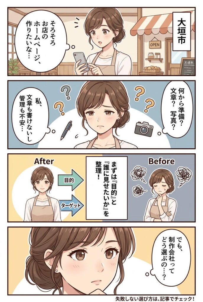 大垣市で初めてホームページ制作を依頼する方へ