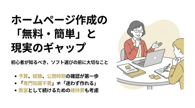 初心者のホームページ作成